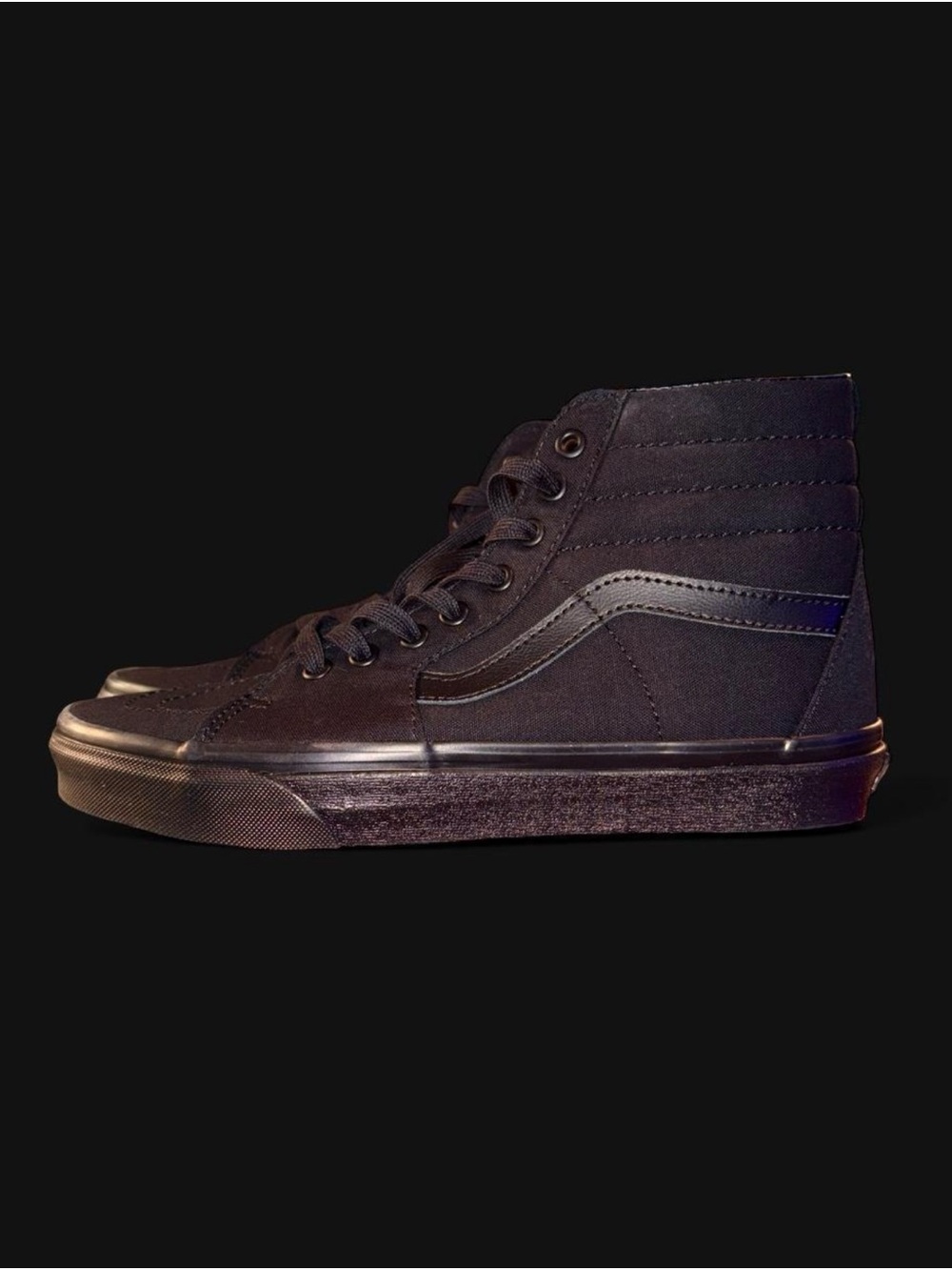 Vans Black High-Top Canvas Sneakers